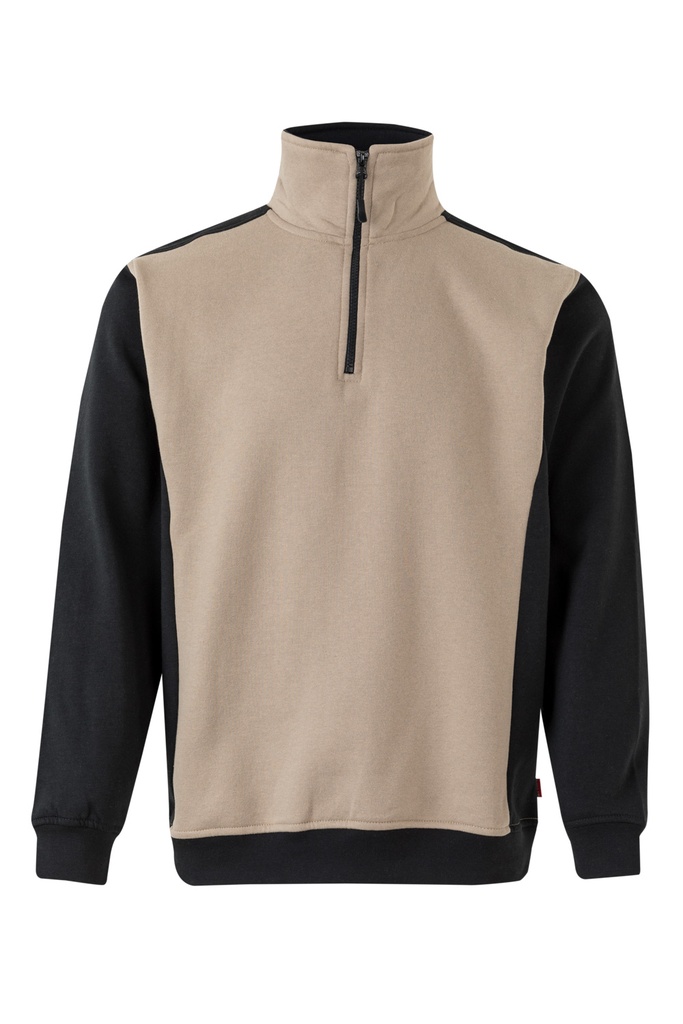105703 Sudadera Bicolor Cremallera