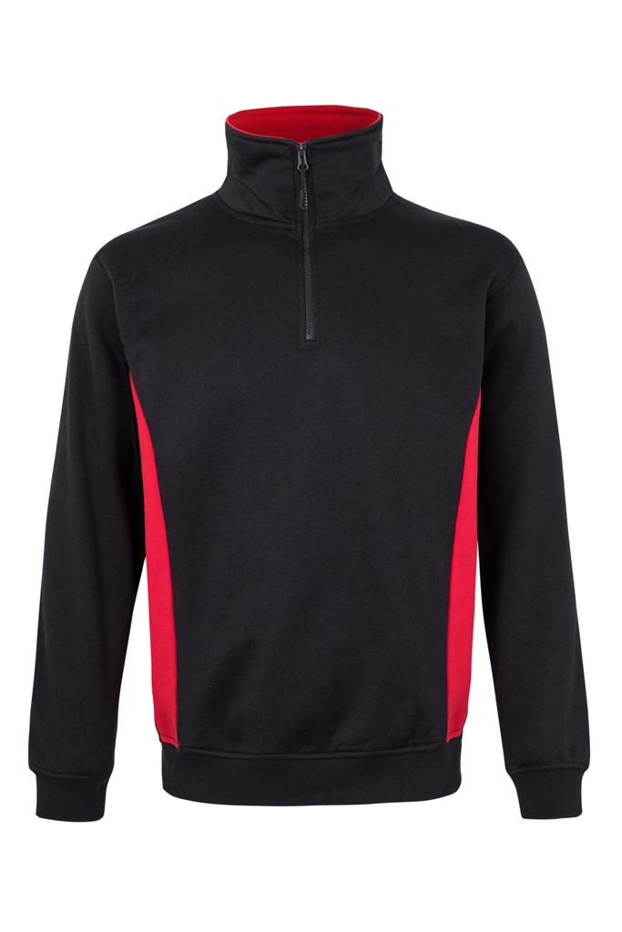 105704 Sudadera Bicolor Cremallera