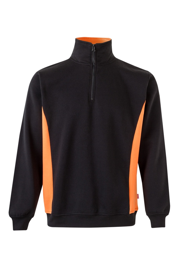 105704 Sudadera Bicolor Cremallera