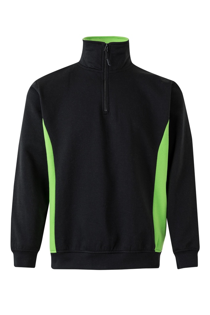 105704 Sudadera Bicolor Cremallera