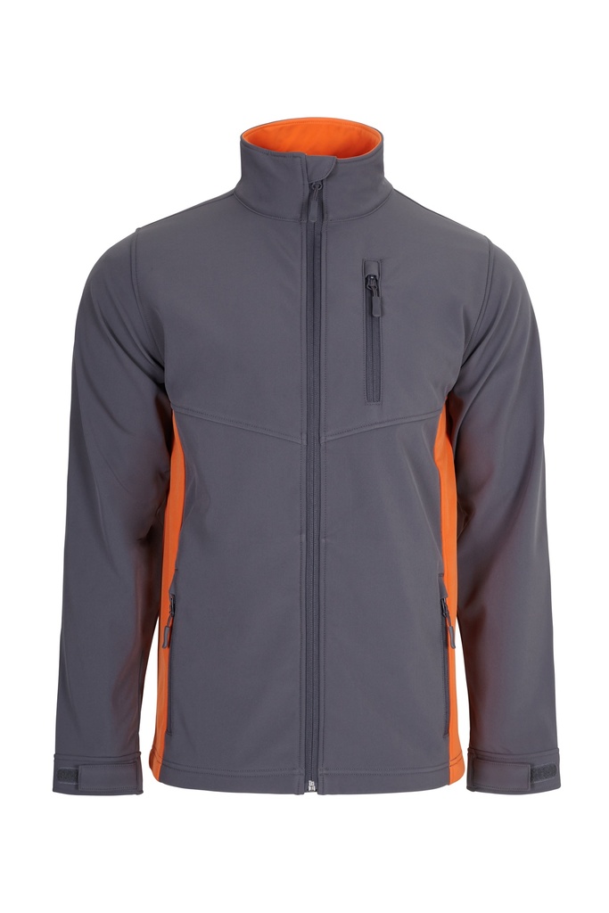 [106004_XS_08/16] 106004 Soft Shell Bicolor (_XS, 08/16-GRIS/NARANJA)