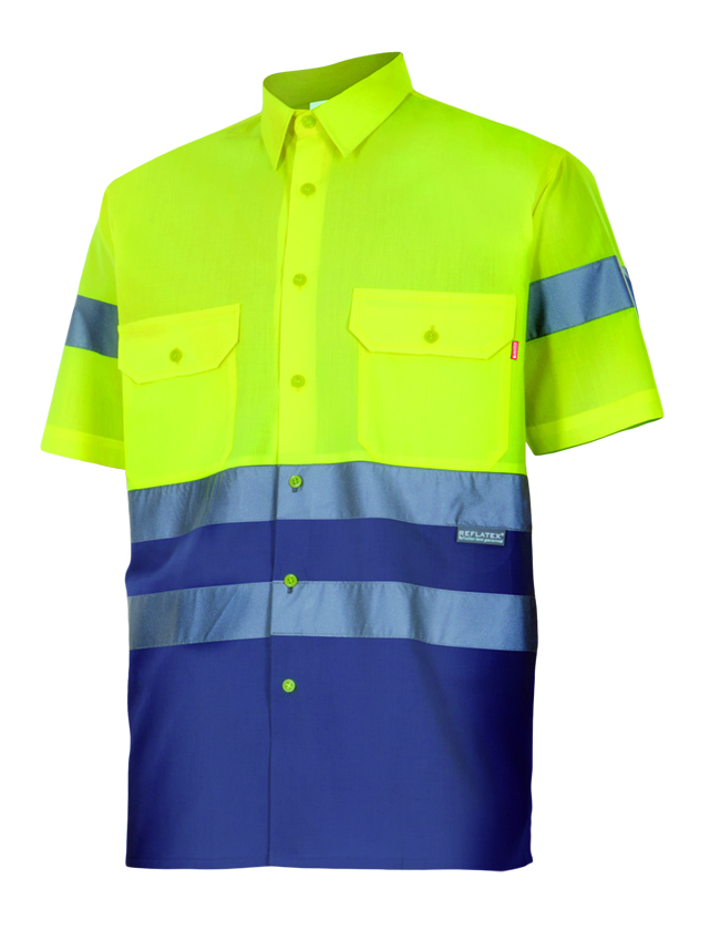 [142_S_01/20] 142 Camisa Bicolor Mc Av (_S)