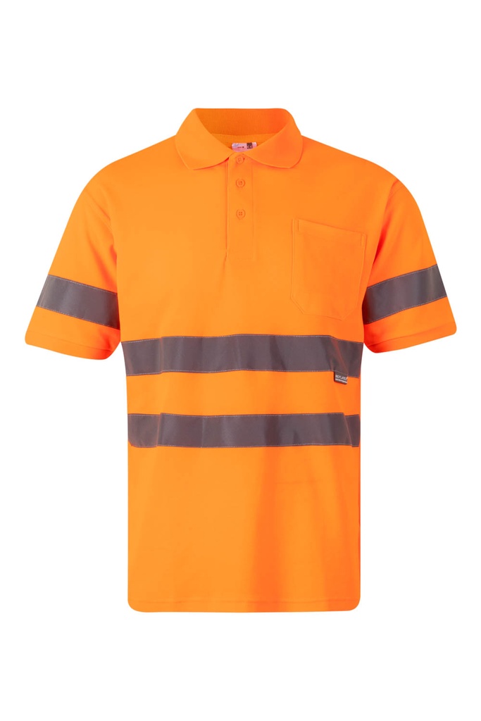 [305512_S_19] 305512 Polo Algodón Mc Av (_S, 19-NARANJA FLÚOR)