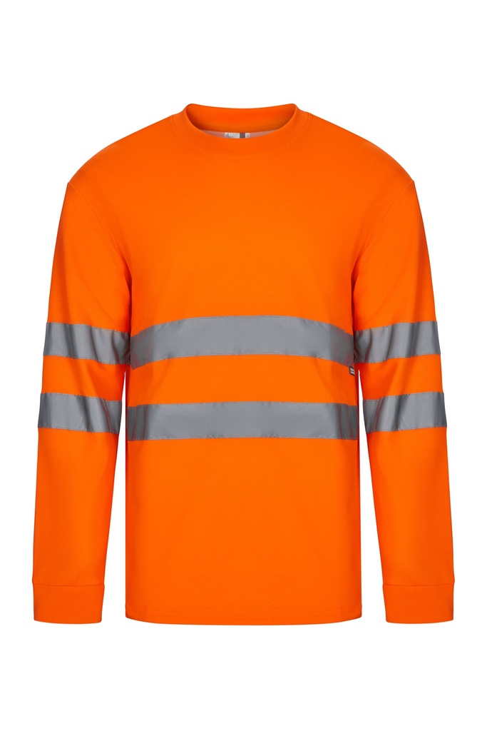 [305614_S_19] 305614 Camiseta Algodón Ml Av (_S, 19-NARANJA FLÚOR)