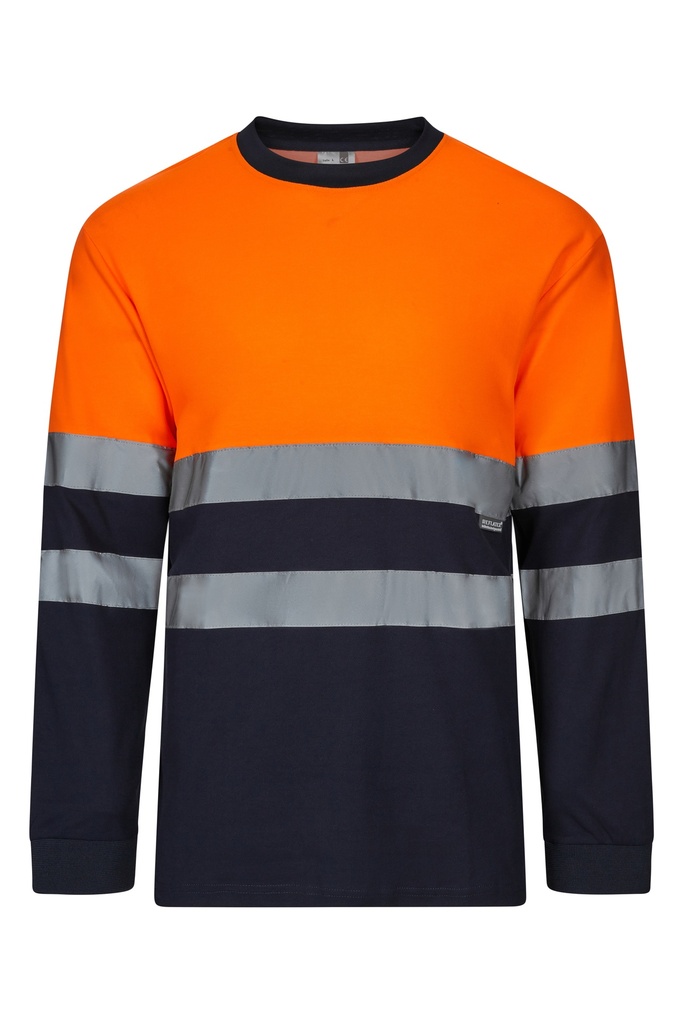 305615 Camiseta Algodón Bicolor Ml Av