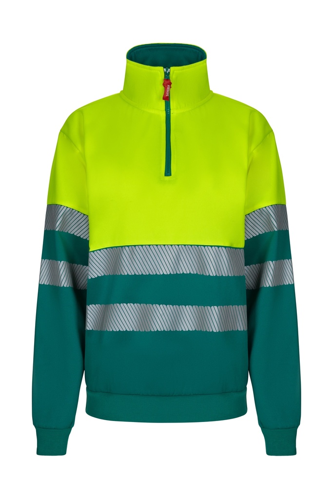 305703 Sudadera Bicolor Cremallera Rs