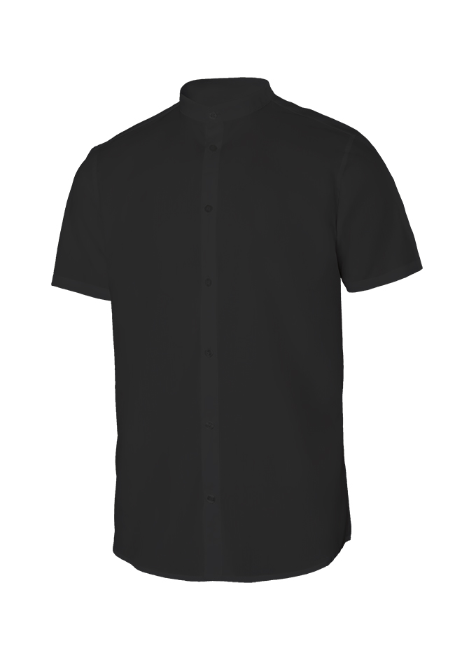 [405012S_S_00] 405012S Camisa Stretch Mc Hombre (_S, 00-NEGRO)
