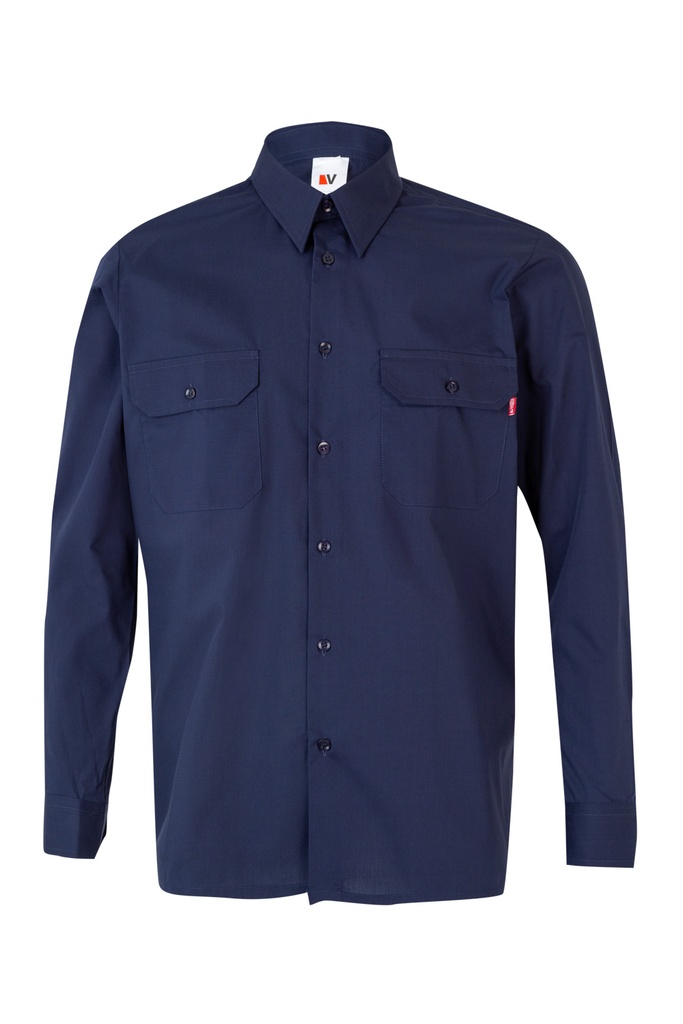 [520_S_01] 520 Camisa Ml (_S, 01-AZUL MARINO)