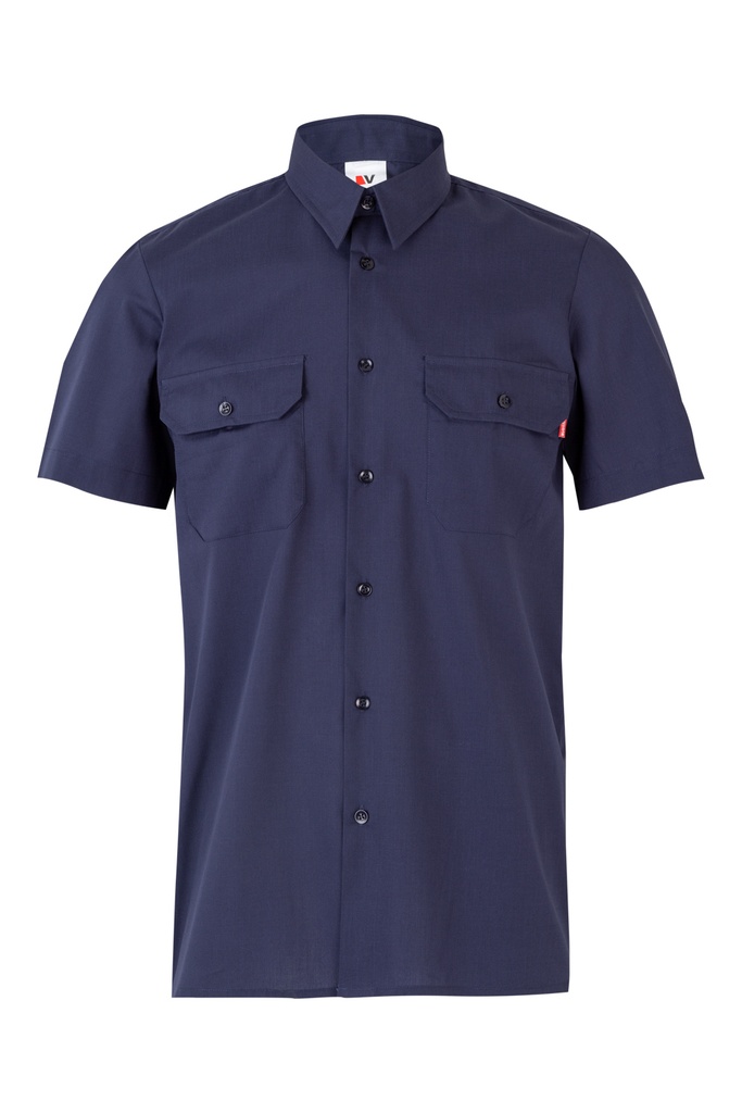 [522_S_01] 522 Camisa Mc (_S, 01-AZUL MARINO)