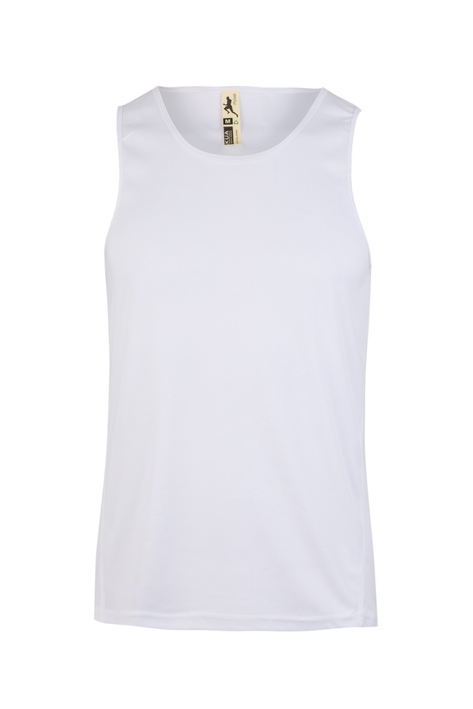 [MK525V_S_100] MK525V Camiseta Técnica Tirantes (_S, 100-WHITE)