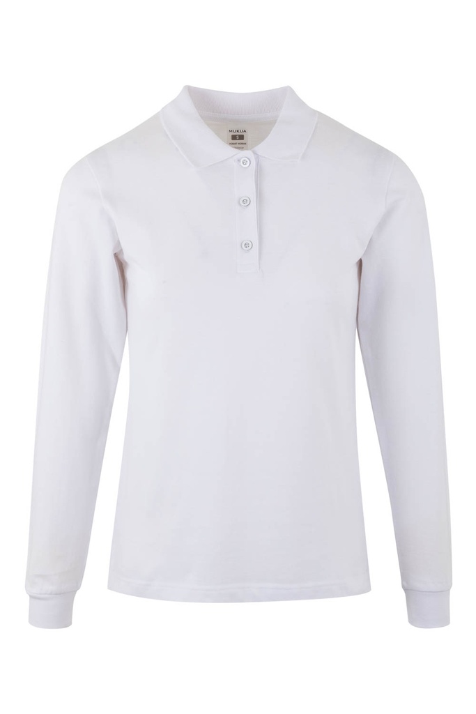 [PL200WW_S_100] PL200WW Polo Manga Larga Mujer (_S)