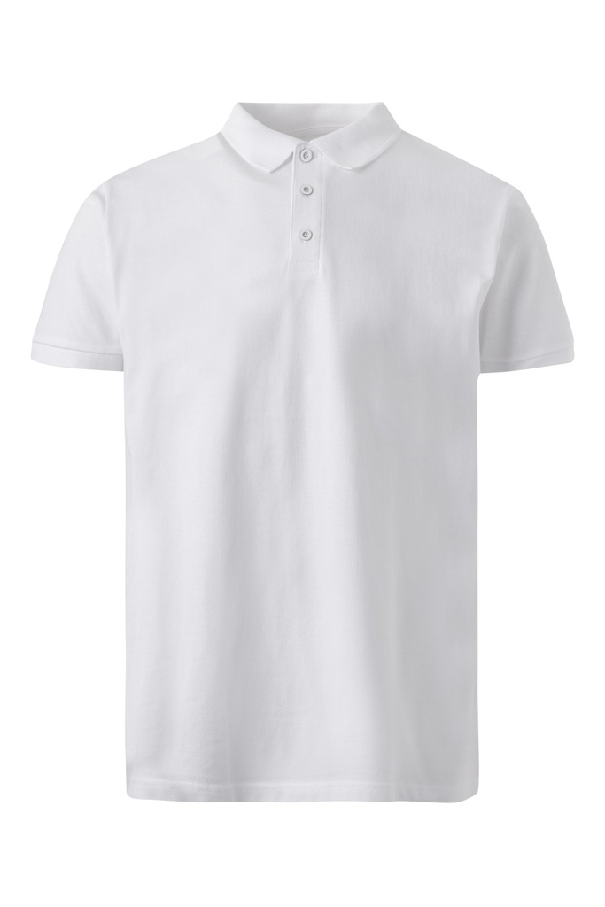 [PS2001U_100_S] PS2001U Polo Manga Corta 210 (_S, 100-WHITE)