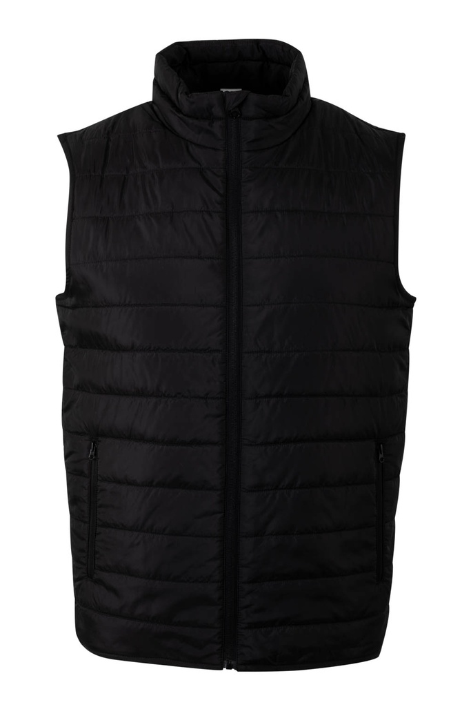 [VG200U_S_200] VG200U Chaleco Acolchado Ligero (_S, 200-BLACK)