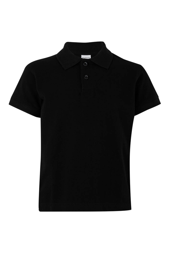 [PS200KC_1/2_200] PS200KC Polo Manga Corta Kids (_1/2, 200-BLACK)