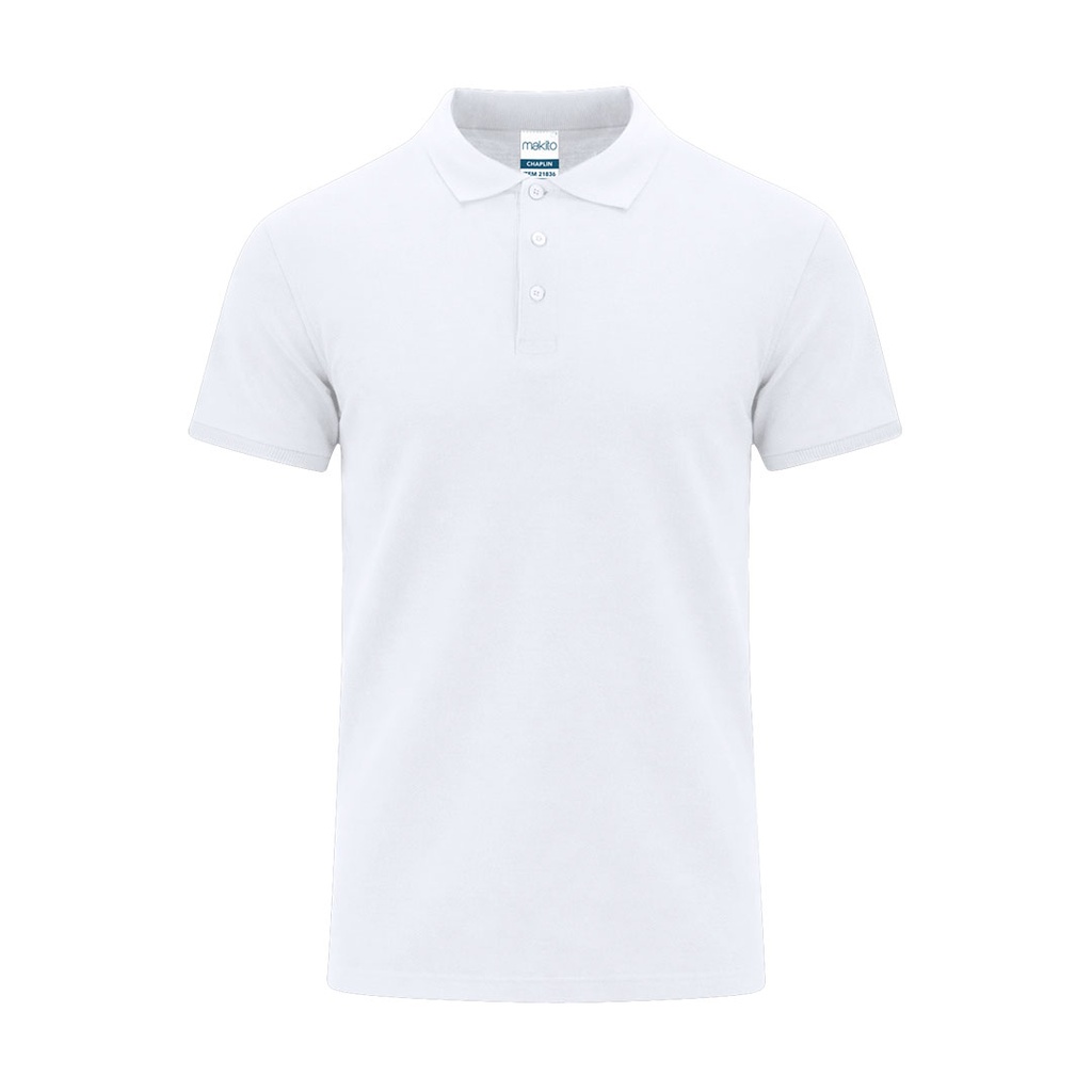 [21838BLAXS] Polo Adulto Blanco Chaplin (XS)
