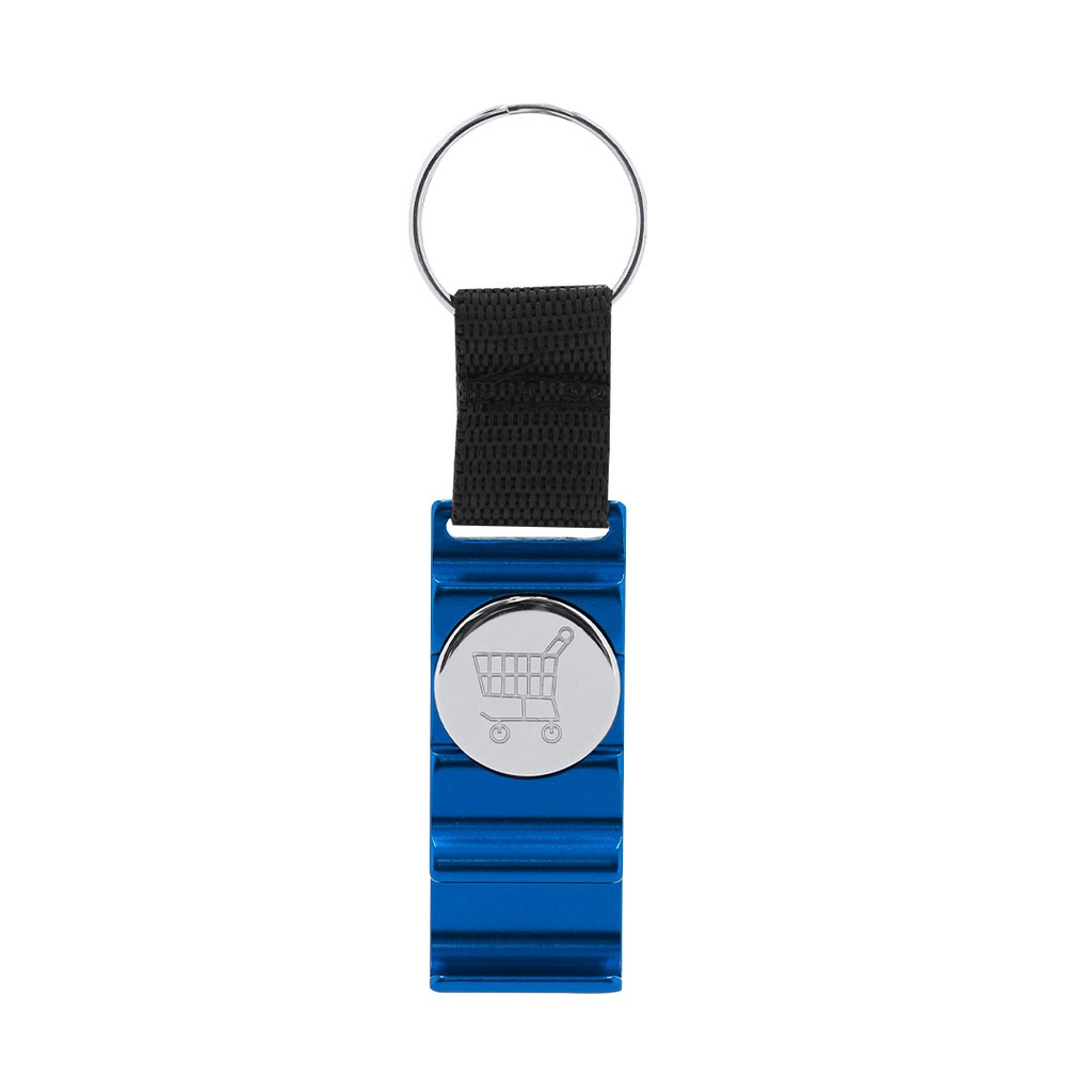 [21917AZULS/T] Llavero Moneda Soporte Nevin (AZUL - AZUL)