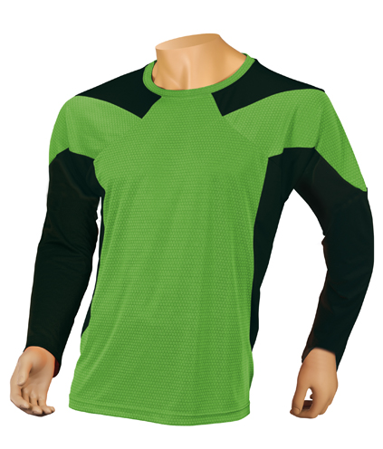 [DR14G-S] Camiseta Técnica Poliester Dream Manga Larga (-S, G-Verde)