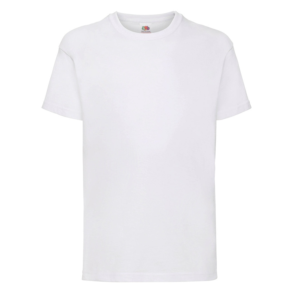 [VA25W-1-2] Camiseta Value Niño Blanco (-1-2)