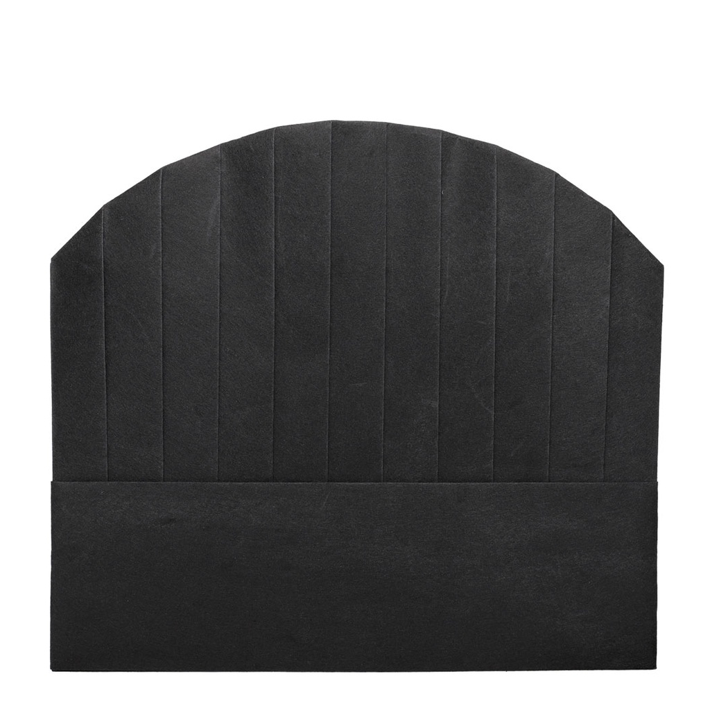 [MO37S] Gorro Cocinero Monra (S-Negro)