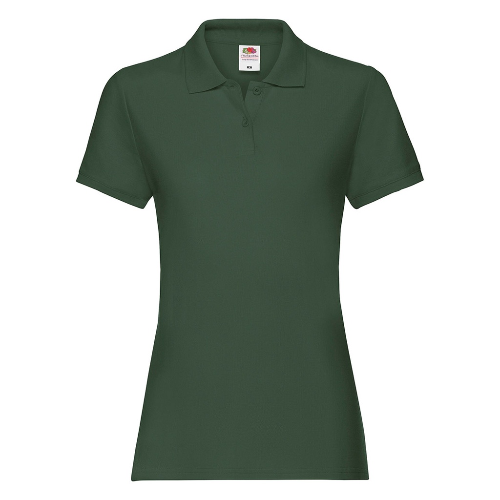 [PR23GO-XS] Polo Premium Mujer (-XS, GO-Verde oscuro)