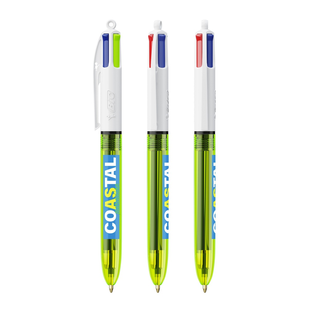 Bolígrafo BIC® 4 Colours Fluo
