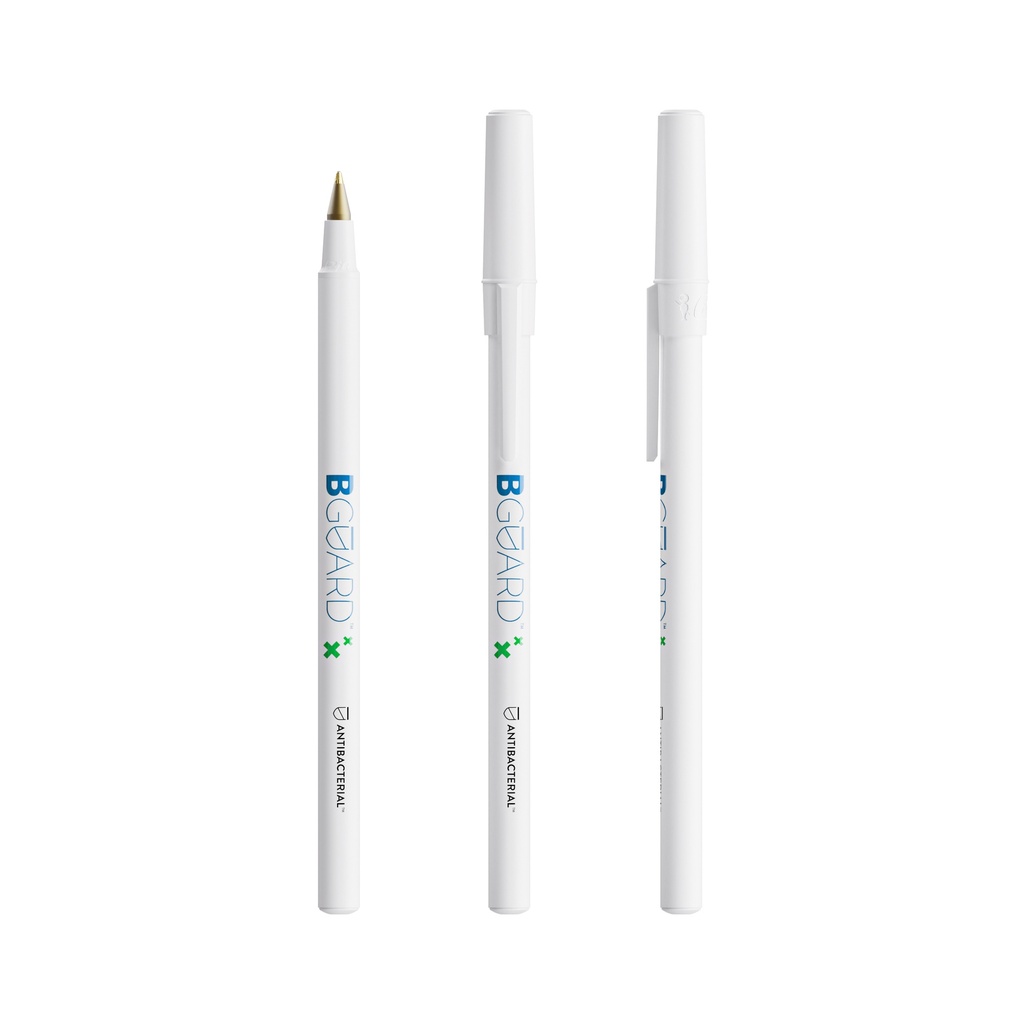 Bolígrafo antibacteriano BIC® Round Stic® BGUARD™ Antibacterial