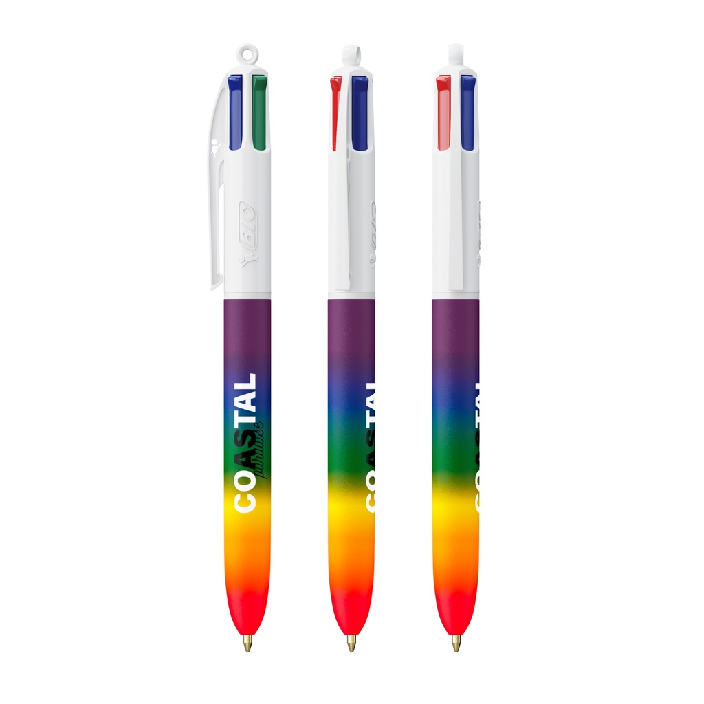 [3460001123] Bolígrafo BIC® 4 Colours® Rainbow Decor