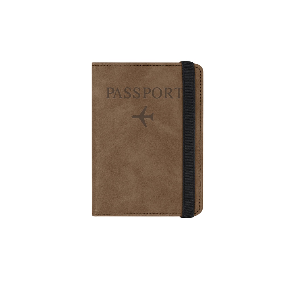 [21665MARRS/T] Funda Pasaporte Jemax (MARR - MARRON)