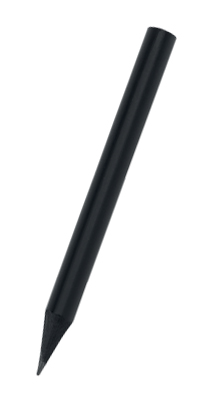 [LA27S] Lapiz Lathi Mini Madera Negra Sin Goma Triangular 