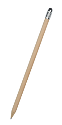 Lápiz Madera Con Touch Hexagonal Labri