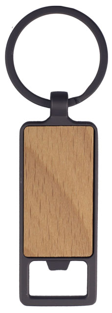 [PU17N] Llavero Metálico / Madera Pulik