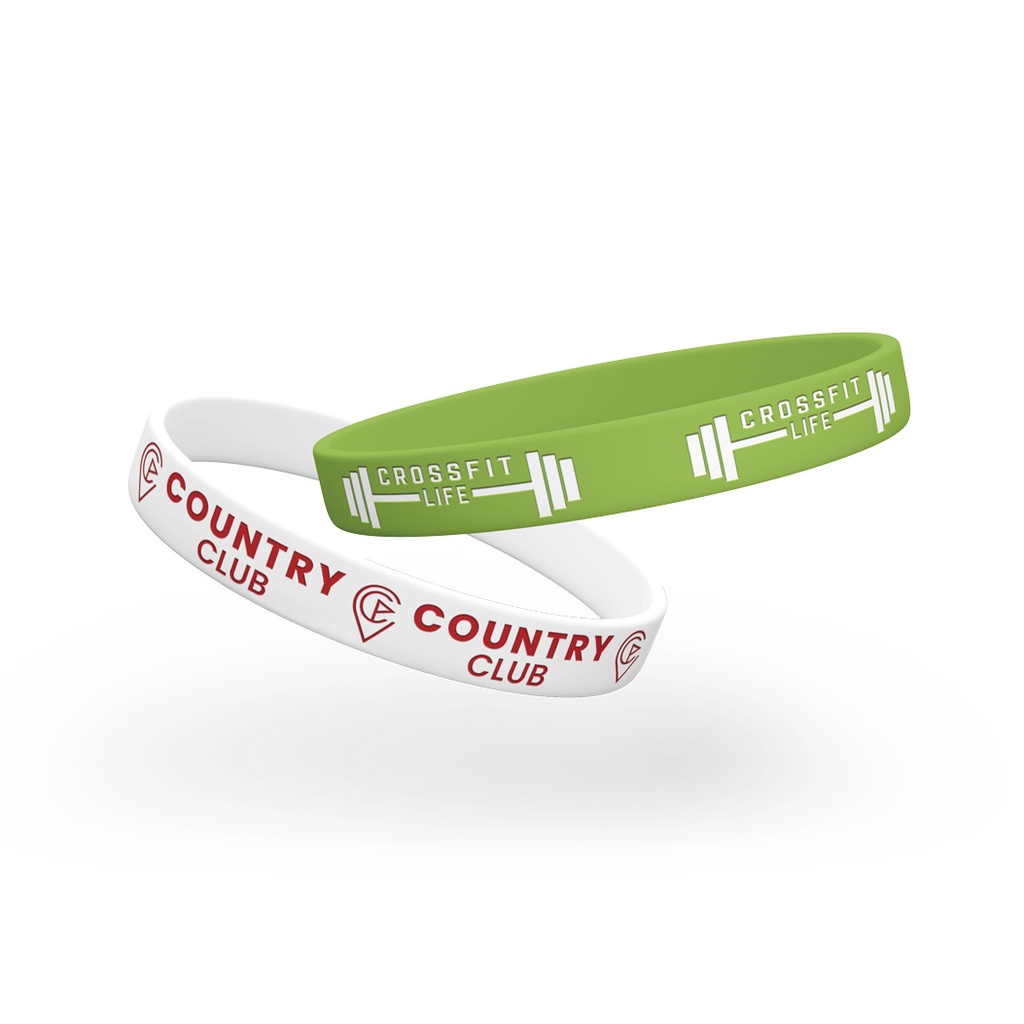 [SI18X] Pulsera Silicona Sitex Con Bajo-Relieve Con Impresion