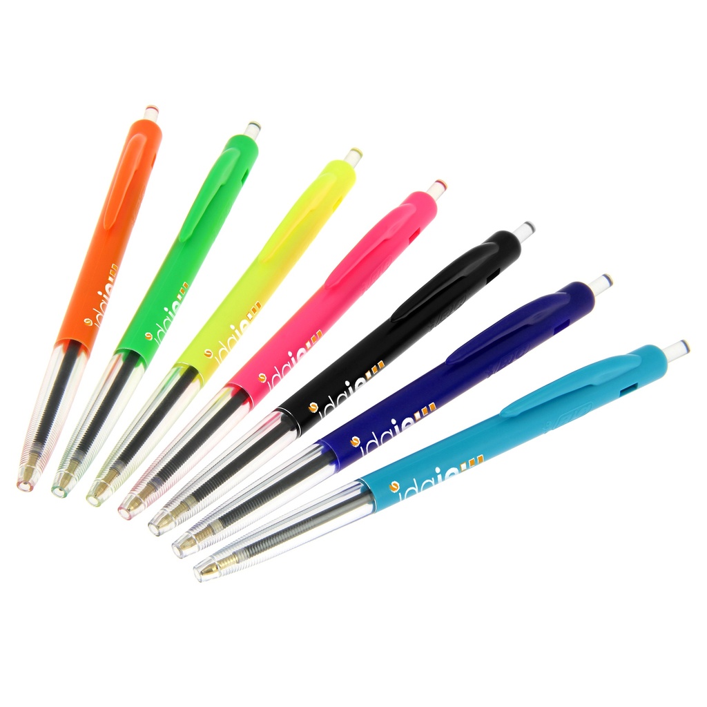 Bolígrafo BIC® M10® Clic (Color-Blanco-01-Opaco)