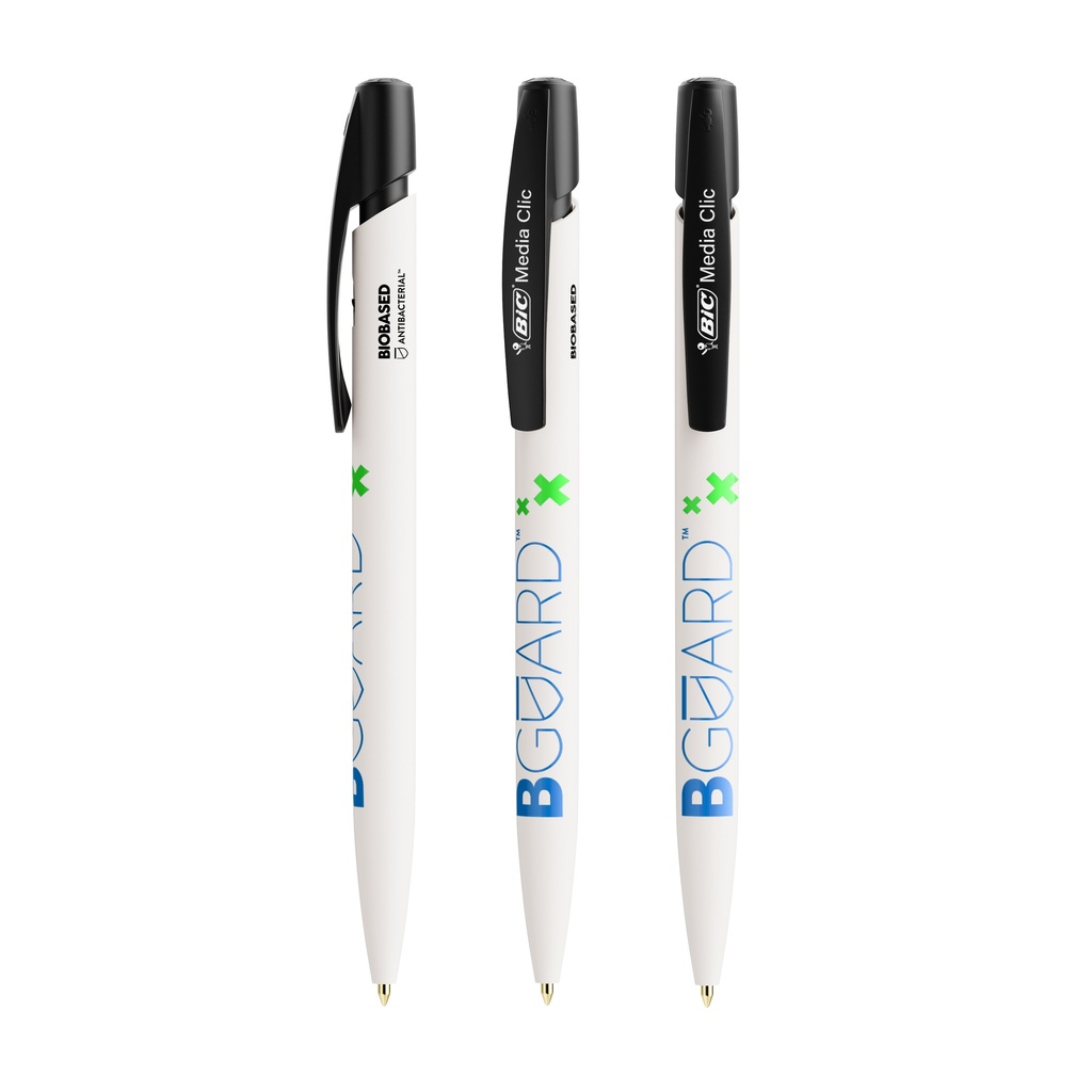 Bolígrafo BIC® Media Clic BIO Based BGUARD™ Antibacterial