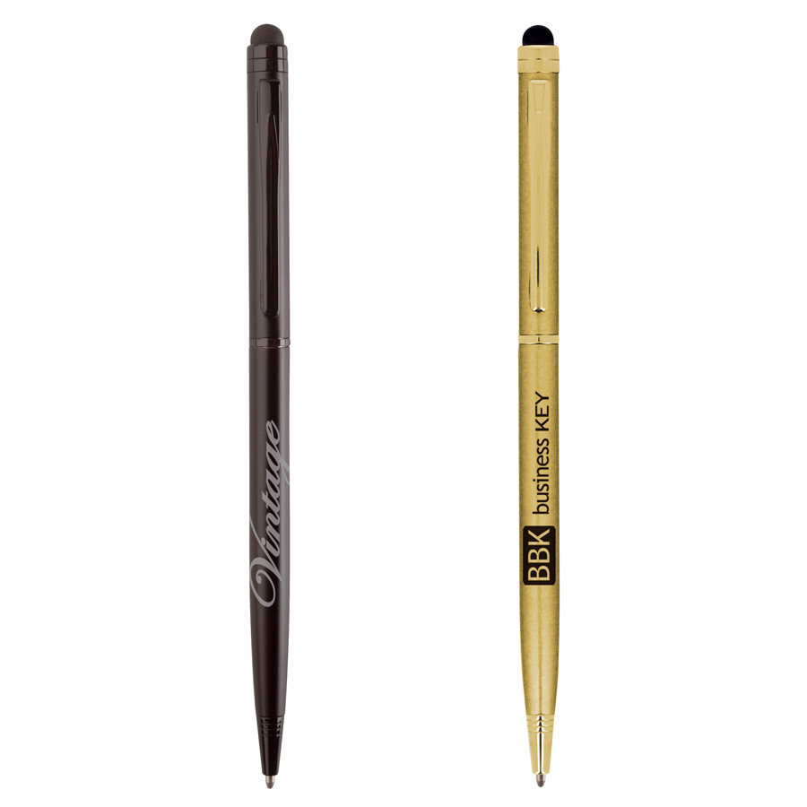 Bolígrafo Sleek Stylus Executive (Color-Negro/ Tinta Negra-02/R2-Opaco)