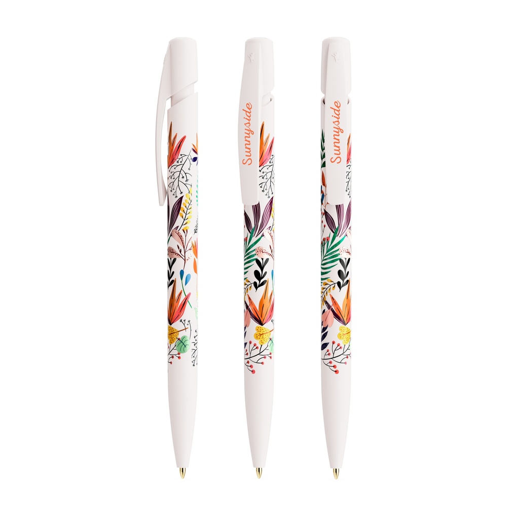 Bolígrafo BIC® Media Clic (Botón-Azul Marino-07-Opaco, Cuerpo-Turquesa-3D-Opaco, Tinta Azul-R1-Color de tinta)