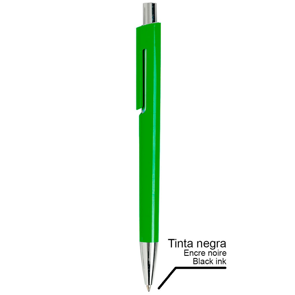 [BE24G] Boligrafo Plastico Beta Tinta Negra (G-Verde)