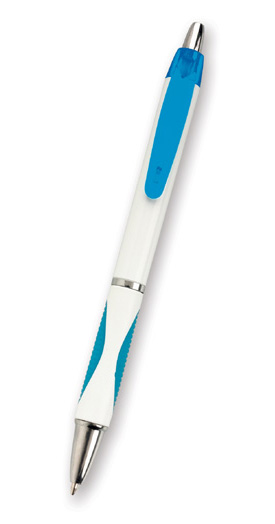 [BR14C] Boligrafo Plastico Brico (C-Cyan)