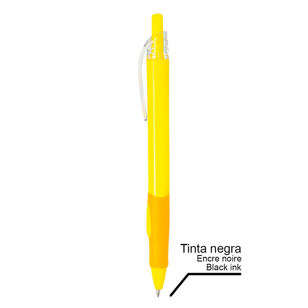 Boligrafo Plastico Pupil Tinta Negra