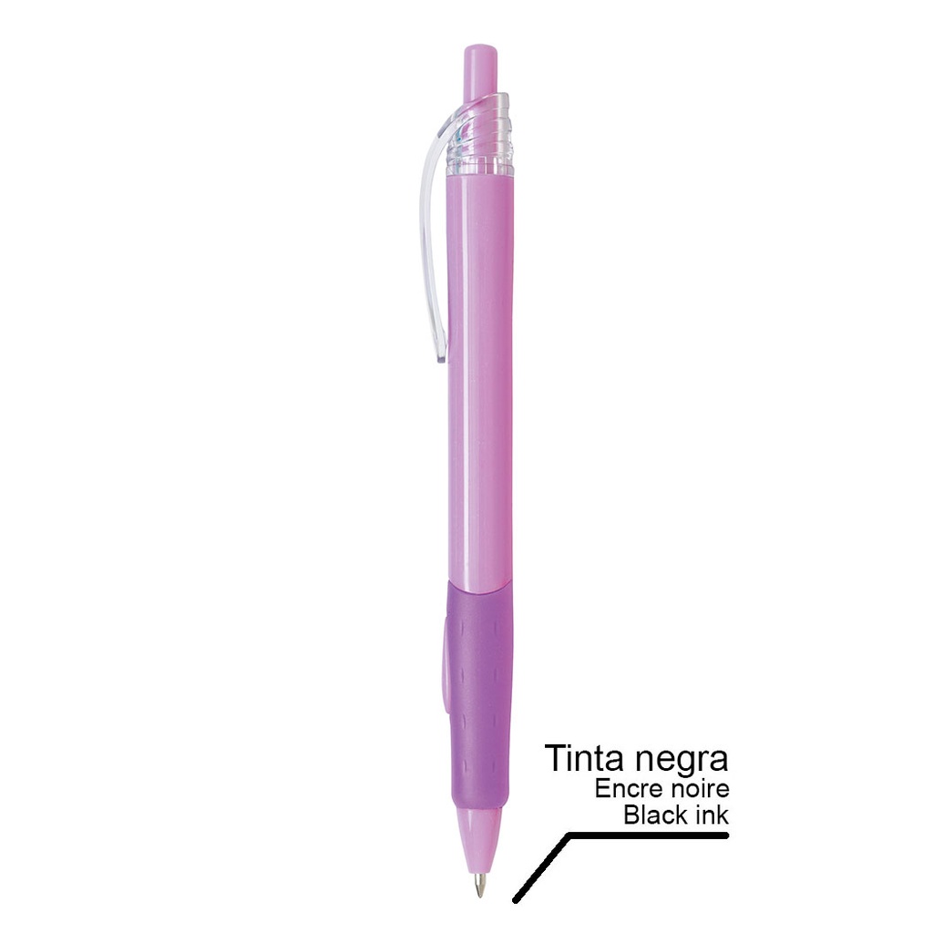 Boligrafo Plastico Pupil Tinta Negra