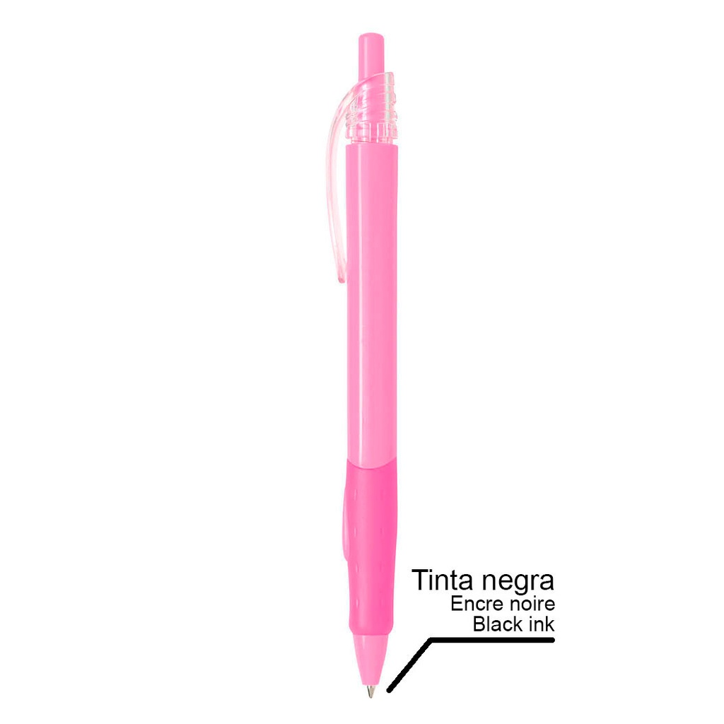 Boligrafo Plastico Pupil Tinta Negra