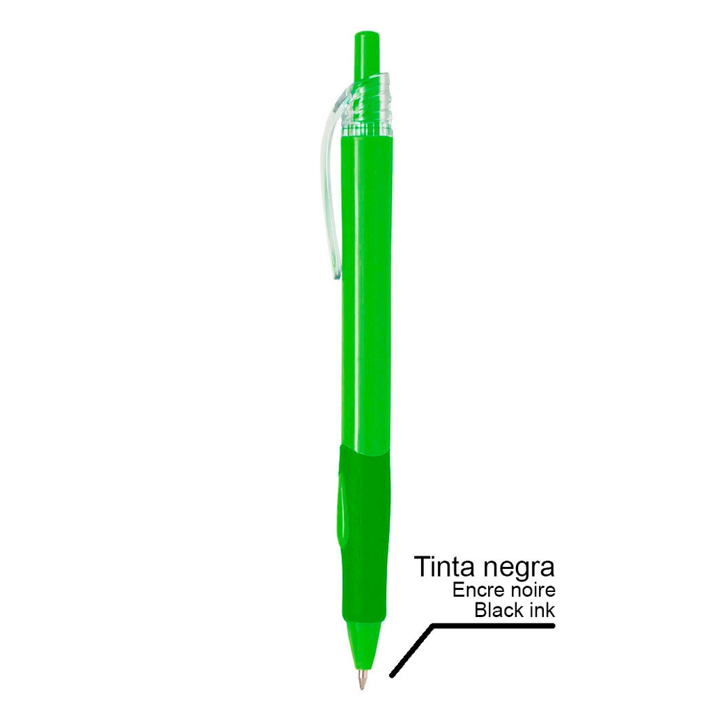 Boligrafo Plastico Pupil Tinta Negra
