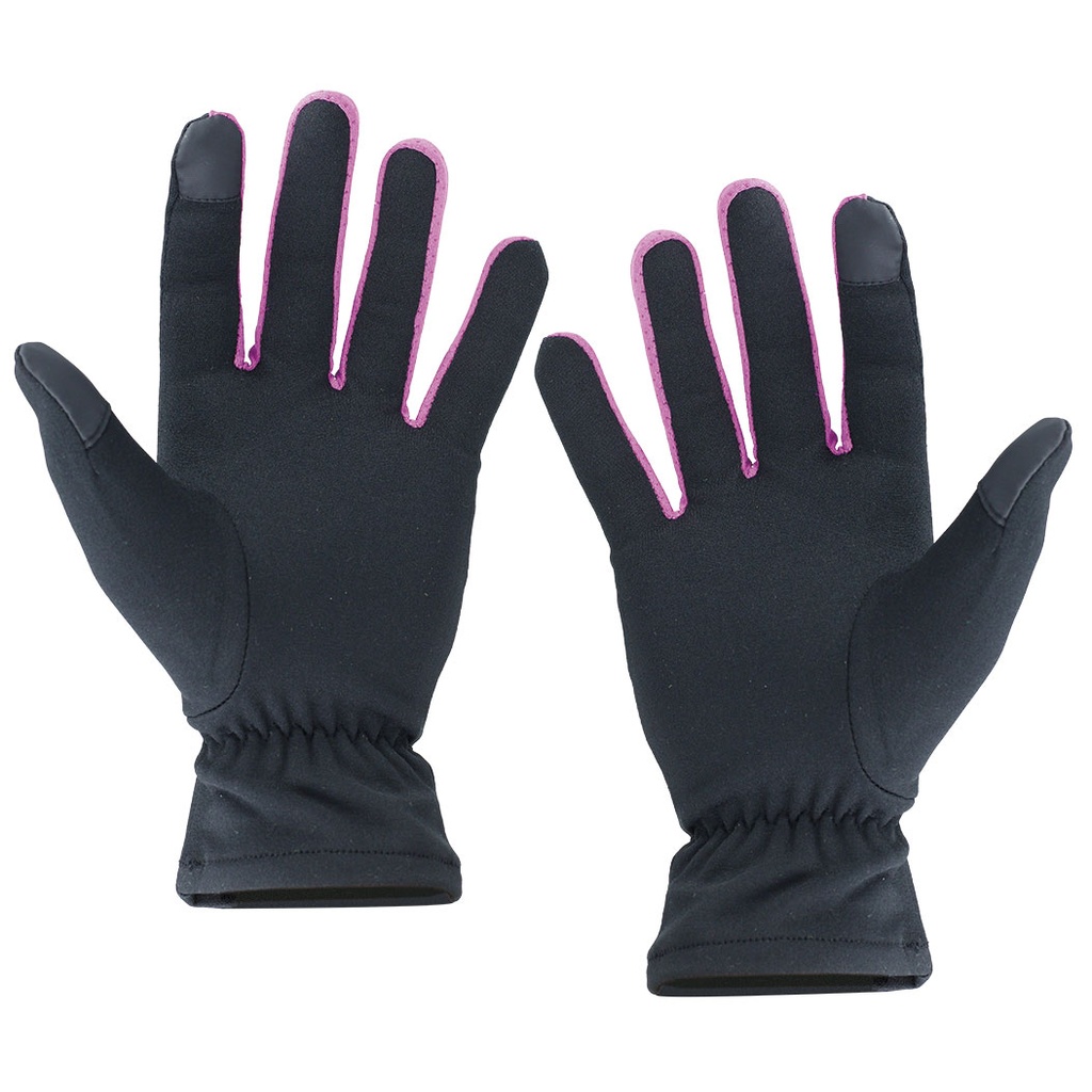 [LA33SK] Guante Running Lava (SK-Negro/Fucsia)