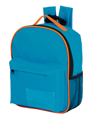 [PE12C] Mochila Infantil Poliester Peke  (C-Cyan)
