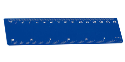 [RU11B] Regla Abs Ruler (B-Azul marino)