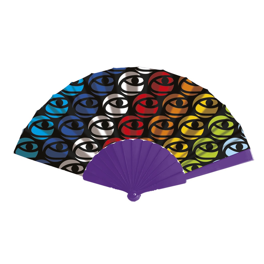 Abanico De Plastico+Tela Sublimable Asplas