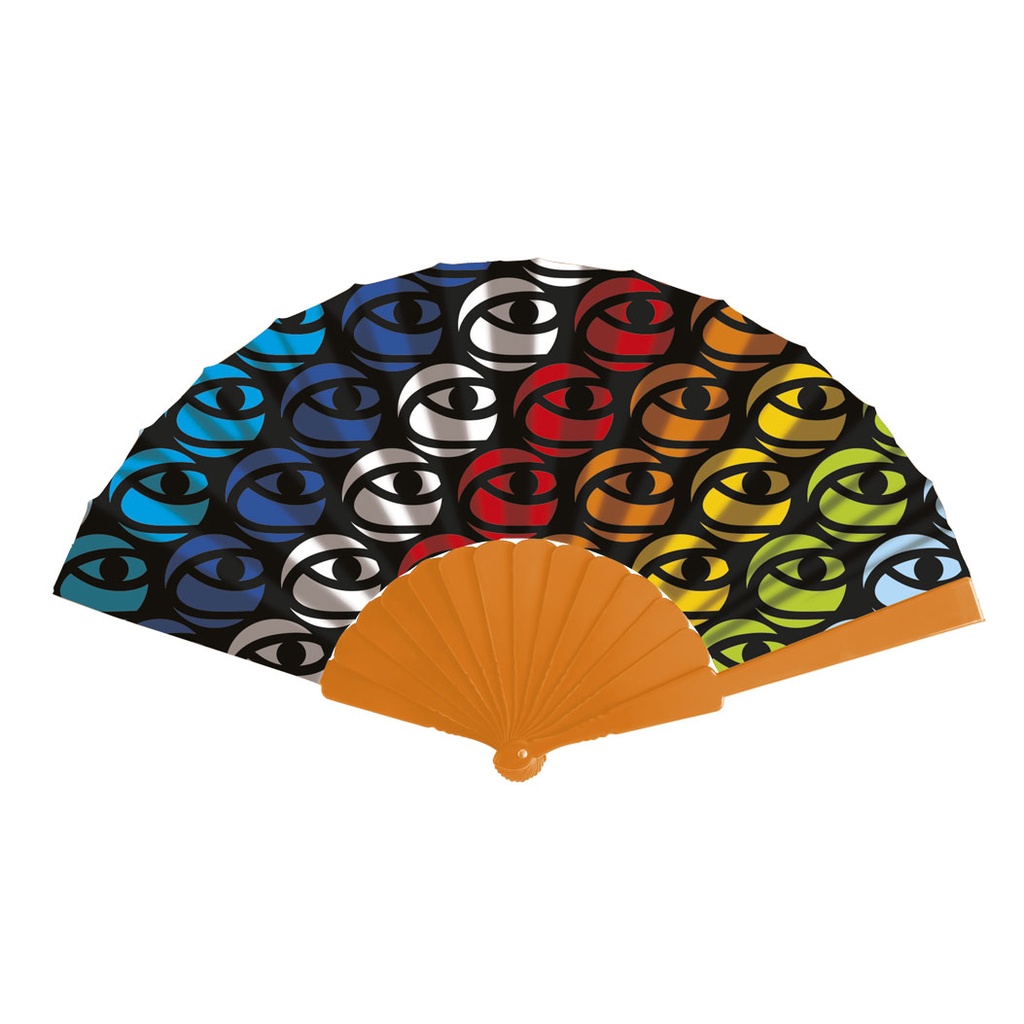 Abanico De Plastico+Tela Sublimable Asplas