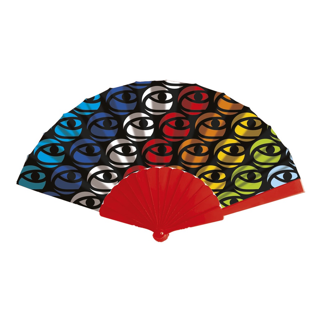 Abanico De Plastico+Tela Sublimable Asplas