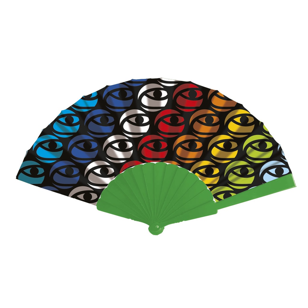 Abanico De Plastico+Tela Sublimable Asplas