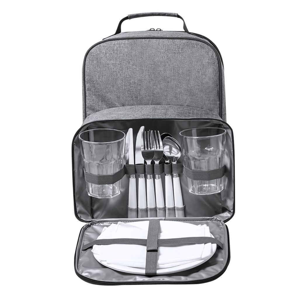 [6917GRIS/T] Mochila Nevera Picnic Kazor